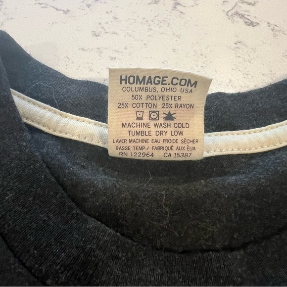 HOMAGE Black MLB Jam Brandon Crawford Belt San Francisco Giants Sports Tee Shirt - Picture 6 of 9